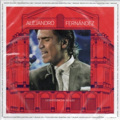 Alejandro Fernandez - Confidencias Reales - Disco Cd + Dvd.