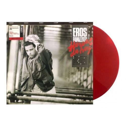 Eros Ramazzotti  - Heroes De Hoy - Lp Acetato Vinyl / Rojo