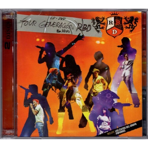 Rbd - Tour Generacion Rbd En Vivo Disco Cd + Dvd.