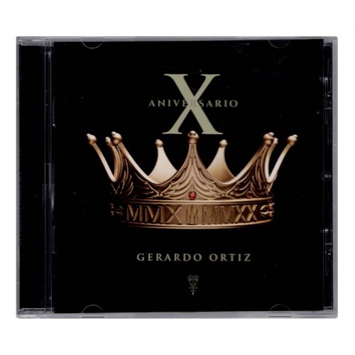 Gerardo Ortiz X Decimo Aniversario - Disco Cd 11 Canciones