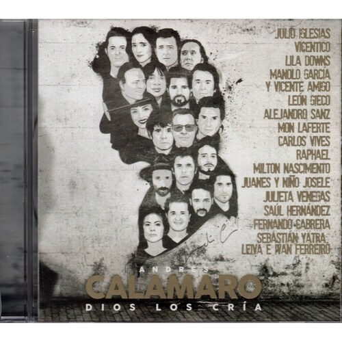 Andres Calamaro - Dios Los Cria - Disco Cd 15 Canciones.