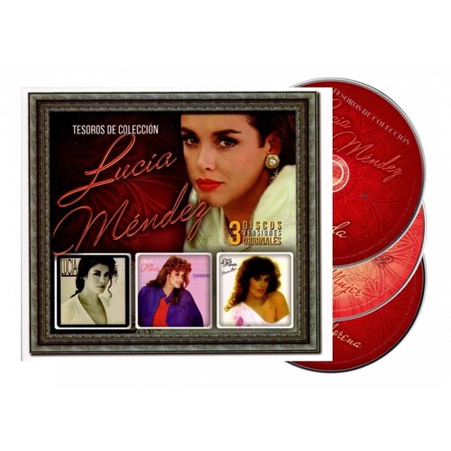 Lucia Mendez Tesoros De Coleccion 3 Discos Cd.