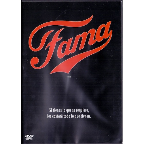Fama Fame Original Movie 1980 Alan Parker Pelicula Dvd.