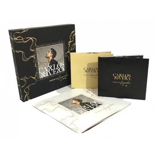 Carlos Rivera Leyendas Deluxe Box Disco Cd + Dvd