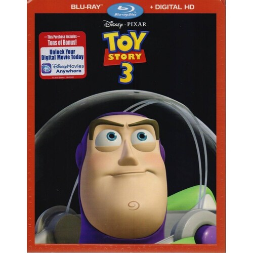Toy Story 3 Tres Pelicula Importada Blu ray  Copia Digital