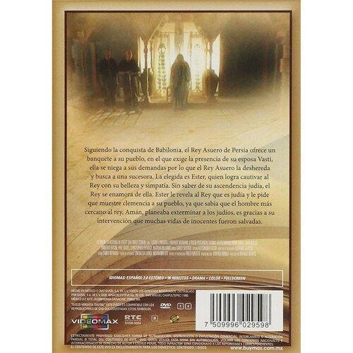 La Historia De Ester La Biblia Pelicula Dvd