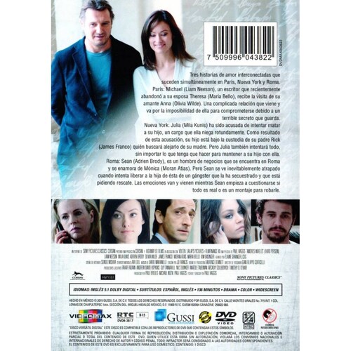 Amores Infieles Liam Neeson Pelicula Dvd