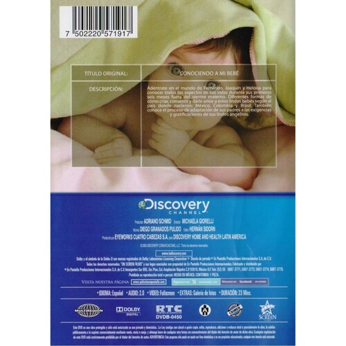 Conociendo A Mi Bebe Discovery Channel Documental Dvd
