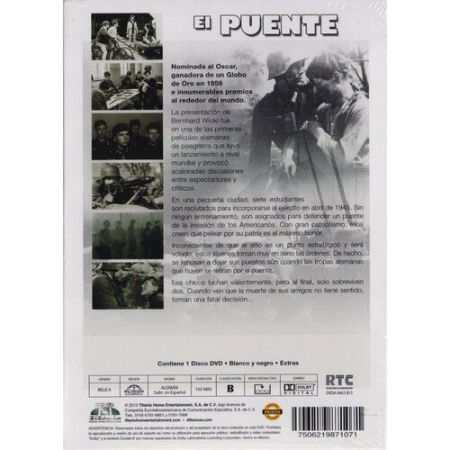 El Puente Folker Bohnet Pelicula Dvd