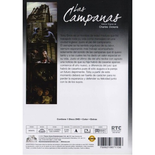 Las Campanas 2013 Charles Dickens Pelicula Dvd