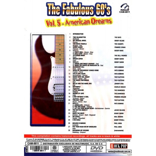 Varios The Fabulous 60s Vol 5 American Dreams Videos Dvd