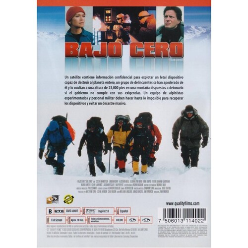 Bajo Cero Sub Zero Costas Mandylor Pelicula Dvd