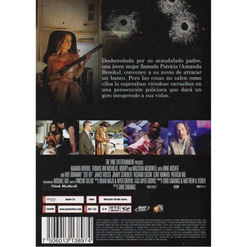 Bandida Cut Off Amanda Brooks Pelicula Dvd.