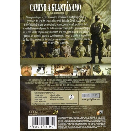 Camino A Guantanamo Riz Ahmed Pelicula Dvd