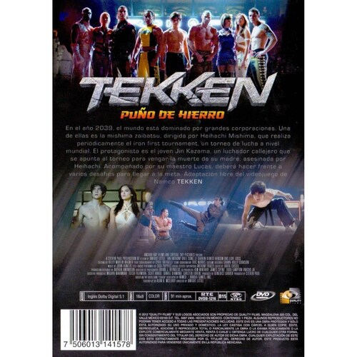 Tekken Puño De Hierro Pelicula Dvd