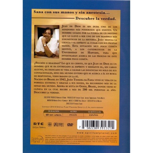 Juan De Dios El Sanador De Goias John Of God Documental Dvd