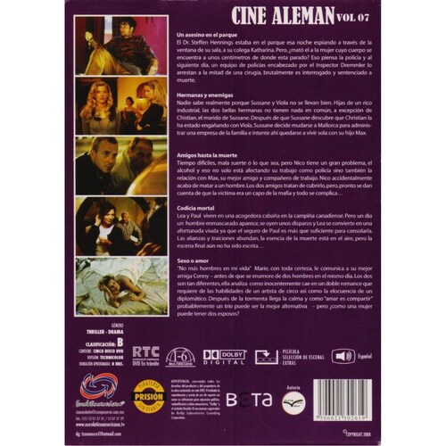 Cine Aleman Volumen 7 Coleccion De 5 Peliculas Dvd