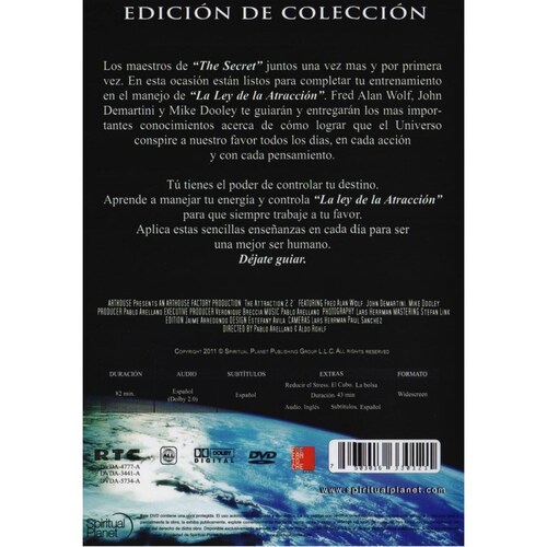 
The Attraction 2.2 Mike Dooley Fred Wolf Pelicula Dvd