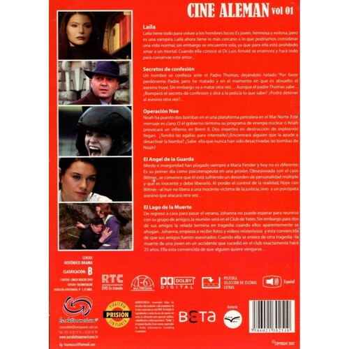 Cine Aleman Volumen 1 Uno Boxset Dvd