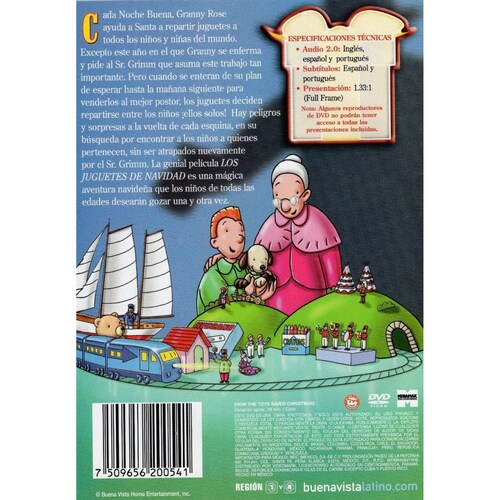 Los Juguetes De Navidad Pelicula Animada Dvd