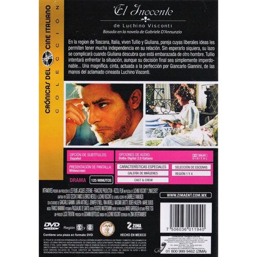 El Inocente L Innocente Luchino Visconti Pelicula Dvd