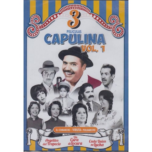 Capulina Volumen 1 Coleccion De 3 Peliculas Dvd