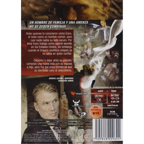 Icaro La Maquina Asesina Icarus Dolph Lundgren Pelicula Dvd