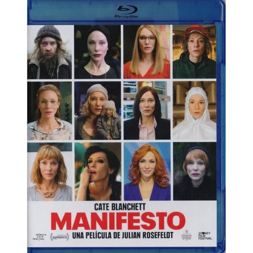 Manifesto Blu Ray Cate Blanchett Película Nuevo.