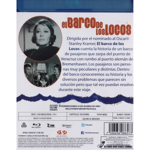 El Barco De Los Locos Ship Of Fools Pelicula BluRay