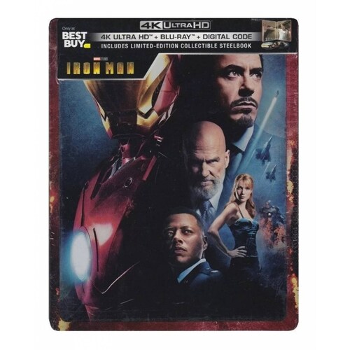 Iron Man 1 Marvel Target Steelbook Pelicula 4k Ultra Hd