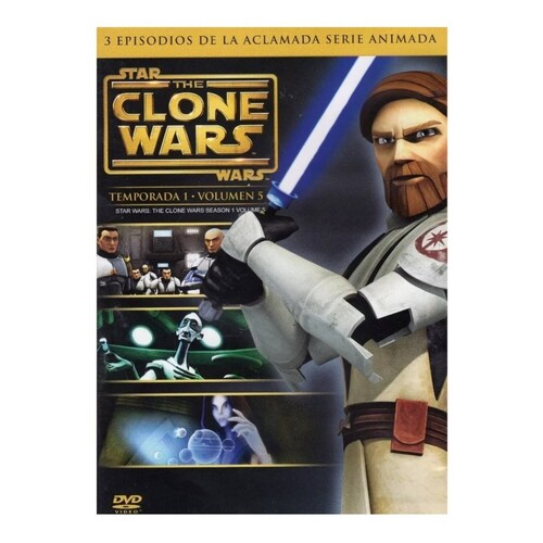 Star Wars The Clone Wars Temporada 1 Volumen 5 Serie Dvd