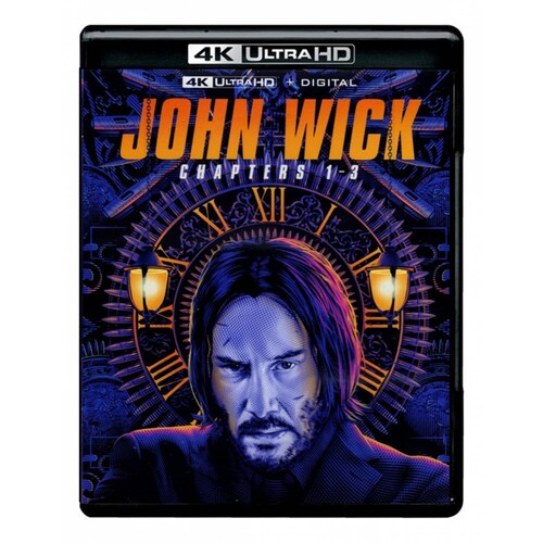 John Wick 1 2 3 Trilogia Box Pelicula 4k Ultra Hd  Tarjetas