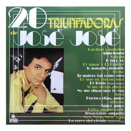 Jose Jose 20 Triunfadoras 2 Lp Vinyl
