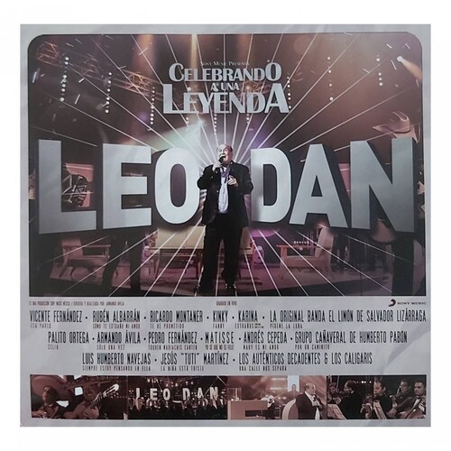 Leo Dan Celebrando Una Leyenda Dorado Gold Lp Vinyl  Dvd.