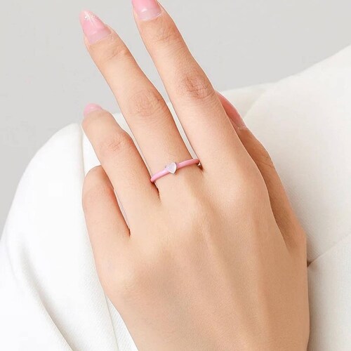 Anillo ARETIZE Corazón de Plata de Ley 925 Plateado Talla 5 Mujer + Caja de Regalo borrar Talla: 6 Talla 6