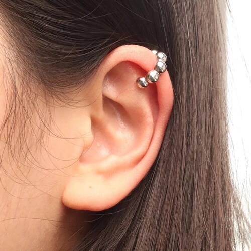 Piercing ARETIZE Cadena de Plata de Ley 925 Plateado Mujer Ajustable + Caja  de Regalo