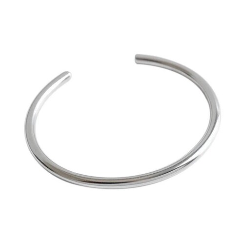 Pulsera de Plata 925 Rígida Brazalete Unitalla 
