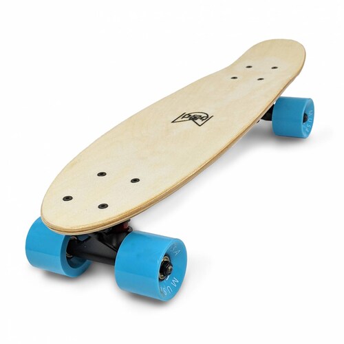 Patineta Tipo Penny Profesional Musa Madera Maple Llantas Azul Trucks Negros
