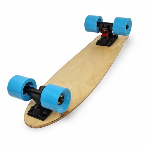 Patineta Tipo Penny Profesional Musa Madera Maple Llantas Azul Trucks Negros