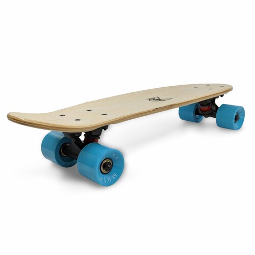 Patineta Tipo Penny Profesional Musa Madera Maple Llantas Azul Trucks Negros