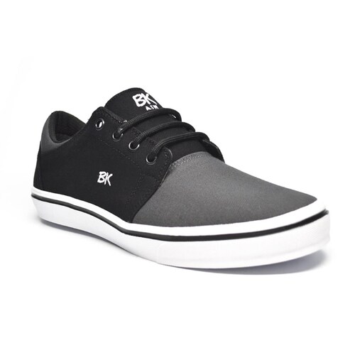 Tenis Bic Air para Hombre Urban Basico Economico Calidad Premium Mod. Pontiac NgoGris