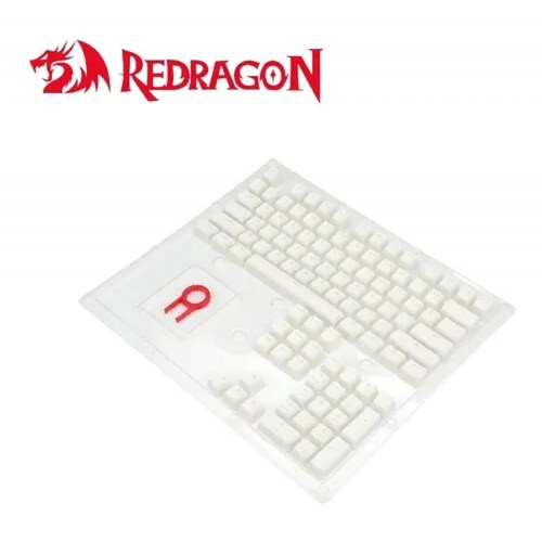 Keycaps para teclado A130W-SP SCARAB Double shot PBT pudding keycaps WHITE - Spanish