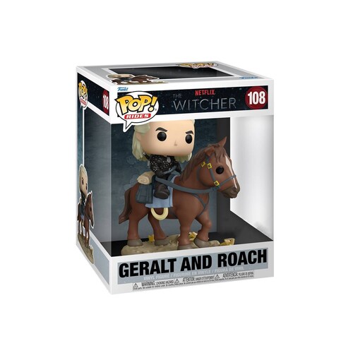 Figura Geralt And Roach 108 The Witcher Funko Pop Games