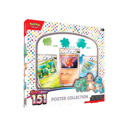 Caja Pokémon Tcg Scarlet & Violet 151 V3.5 Poster Collection
