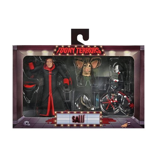 Neca Saw Toony Terrors Jigsaw Killer & Billy 6 In Af Box Set