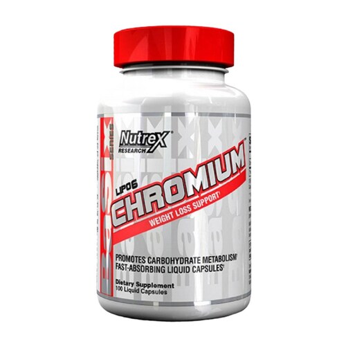 Nutrex Lipo 6 Chromium Picolinato de Cromo 100 Caps. 