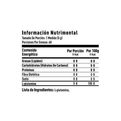 Glutamina Muscletech Platinum 100% Glutamine 300g 60 Serv. 