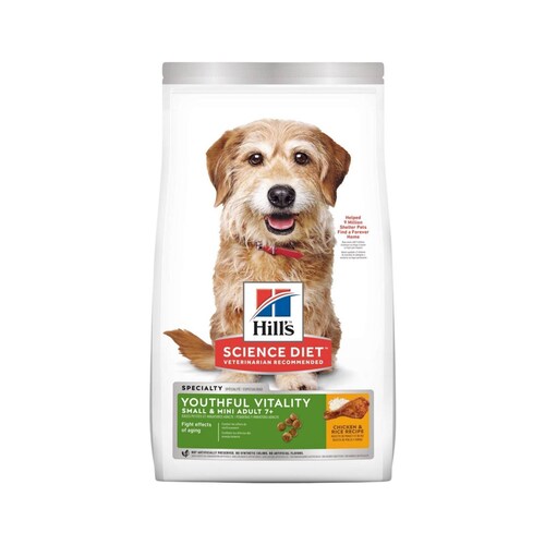 Hill's science diet youthful vitality +7 small bites hill's science diet 5.7 kg 