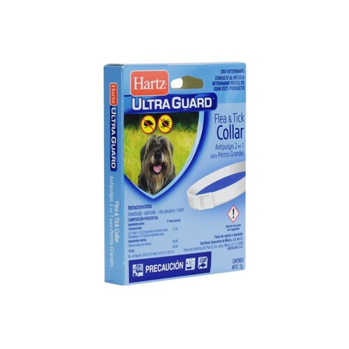 HARTZ COLLAR ANTIPULGAS 2 EN 1 PARA RAZAS GRANDES