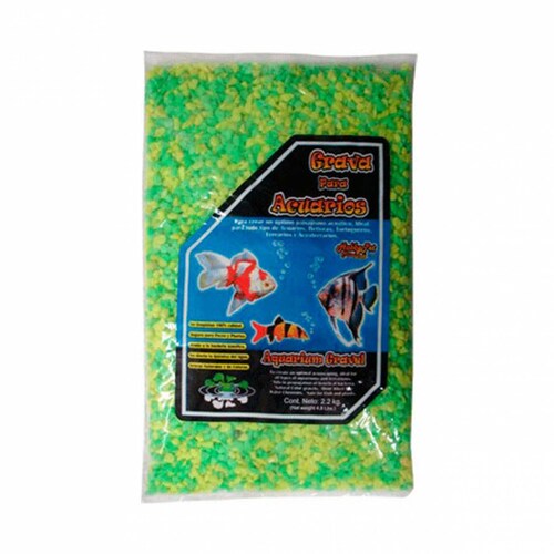 Grava amarillo/verde hobby pet 2.2 kg